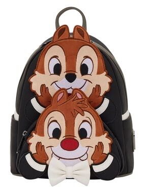NWT Loungefly Disney Chip 'n' Dale Two Chips & a Miss Mini Backpack